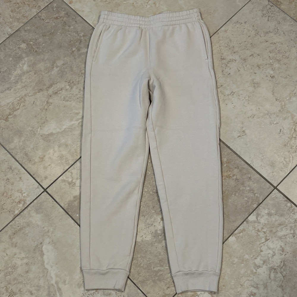 Carhartt Fleece Joggers Sweatpants Knit Pant Boys L Beige Drawstring‎ BN8429-B